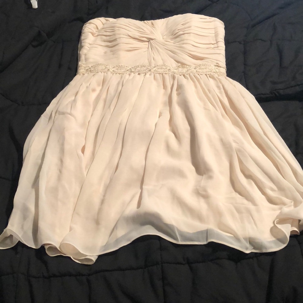 Strapless Cocktail Burdal shower dress NWT L Minuet